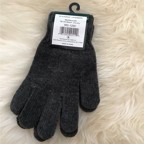 NWT Ben Berger Casuals (@1 of 4 pair)luxury collection stretch chenille gloves - Picture 9 of 9